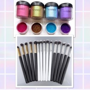 🔥LAST ONE🔥M•A•C Pigments + Brush Set💎